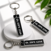 SKU_002 (6) Personalized Car Number Plate Keychain – Custom Vehicle Registration Keychain